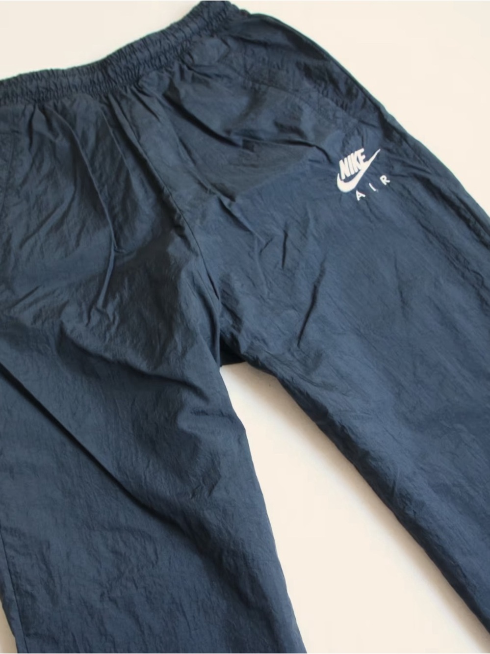 Nike Kids Navy Jogger Pants with White Nike Air Logo